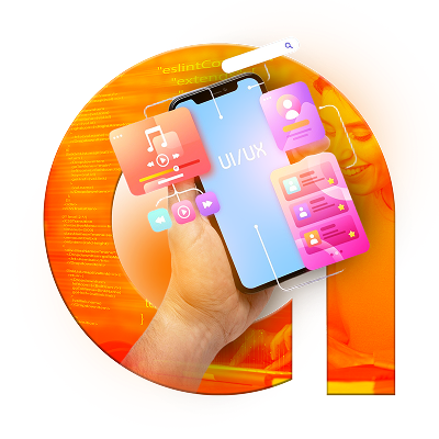 Mão segurando um celular